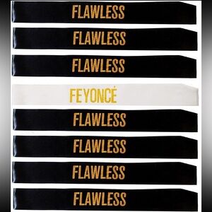“Feyonce” and “Flawless” Bachelorette Sash Set